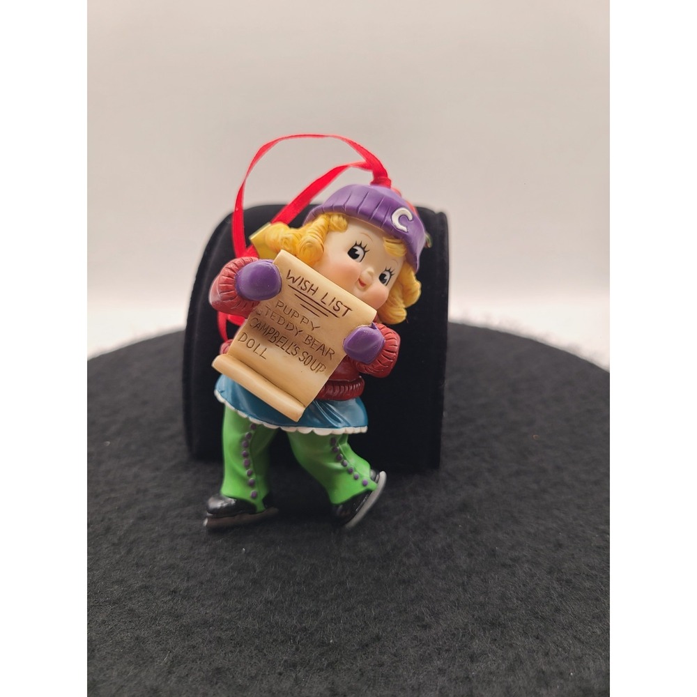 Danbury Mint Campbell's Soup Kids Wish List Ornament No Box